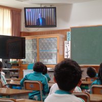 第1学期終業式、第２学期始業式を行いました。