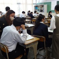 ２学年の英語の授業